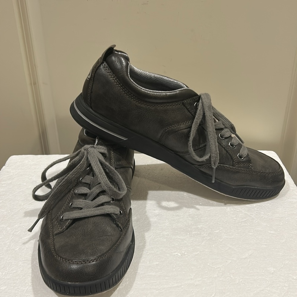 Dexter Dave men’s lace up bowling w/ slide-rite soles shoes size 11 dark grey - Picture 5 of 9